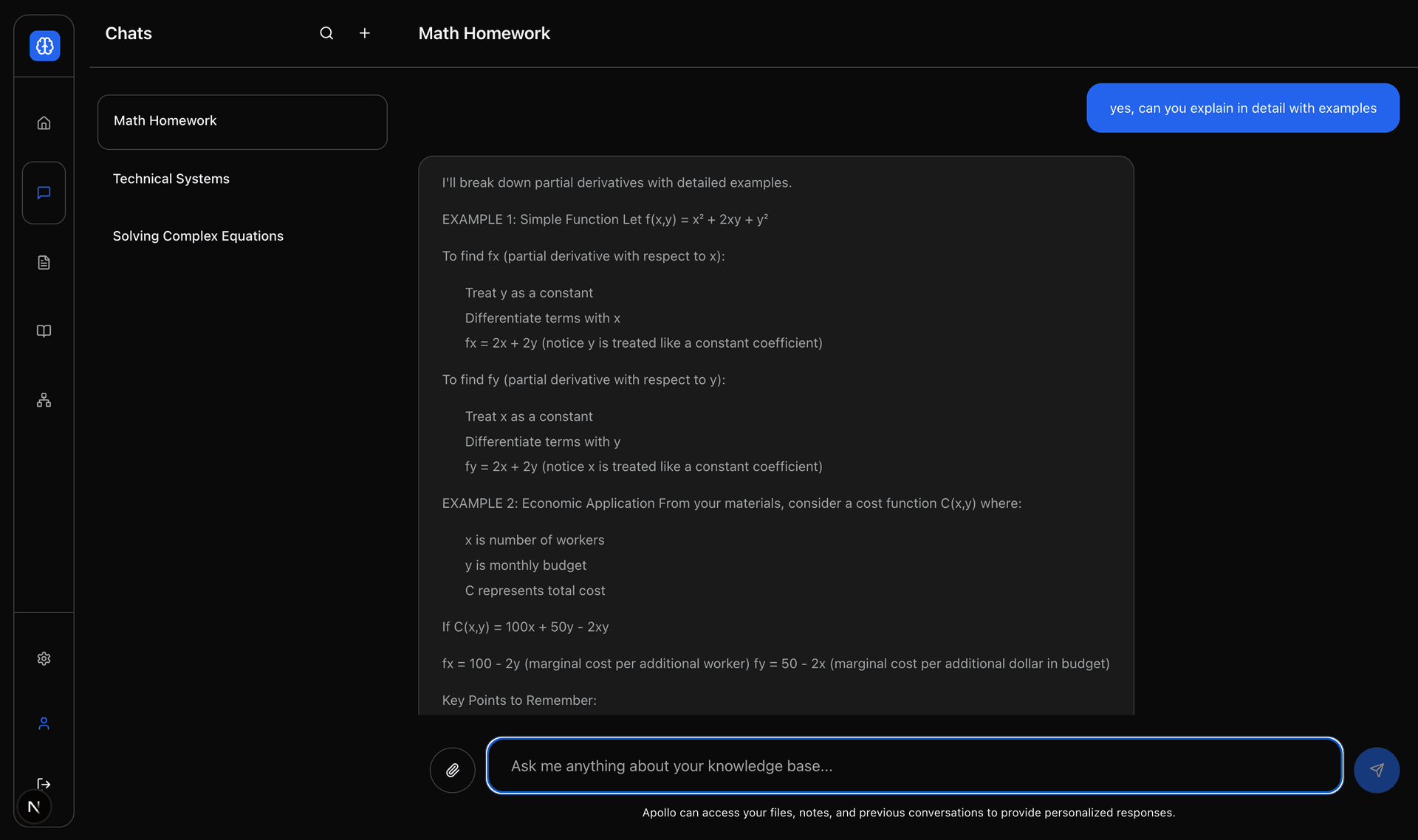 Chat Interface Demo